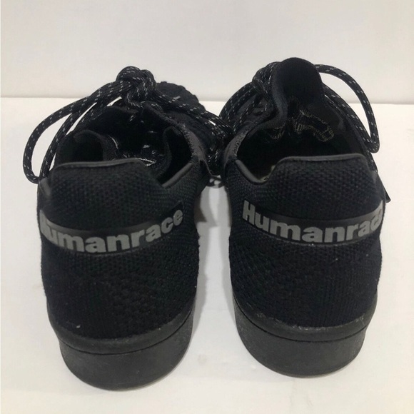 Adidas  Mens Black Pharrel Williams Human Race Sneakers Prime Superstar Sz 8.5 main image 4